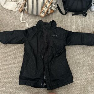 Columbia Kids Black Raincoat
